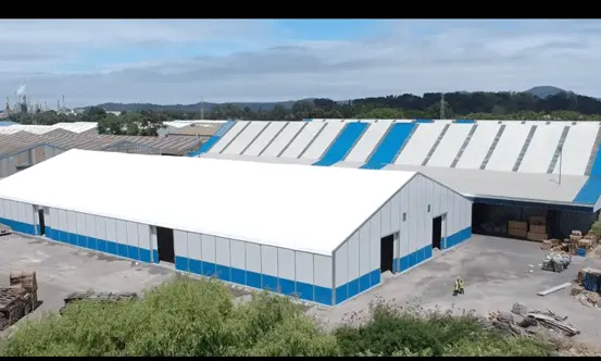 智利配送中心仓库帐篷